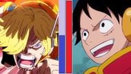 Sanji vs Luffy in One Piece (Image via Toei Animation)